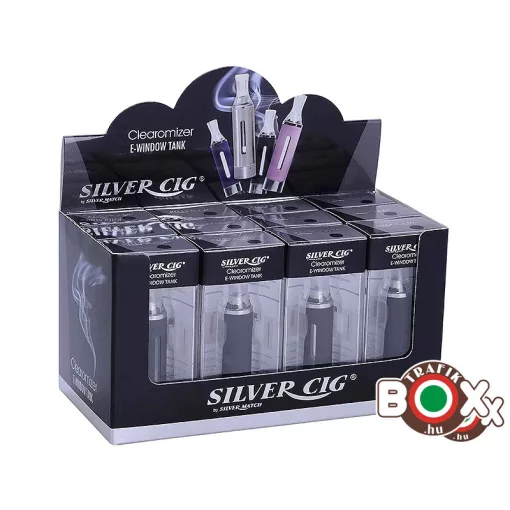 Folyadéktartó Tank Silver Cig EVOD-hoz Fekete