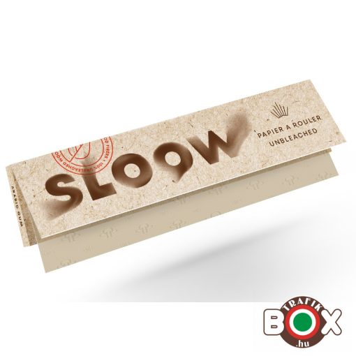 SLOOW NATURAL KING SIZE Cigarettapapír  32db 40682006