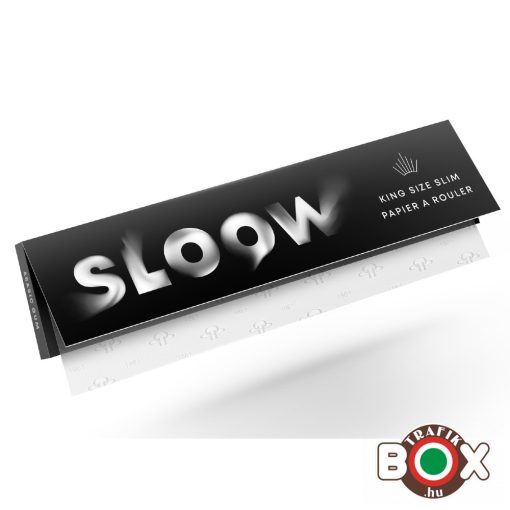 SLOOW BLACK KING SIZE Cigarettapapír  32db  40682008