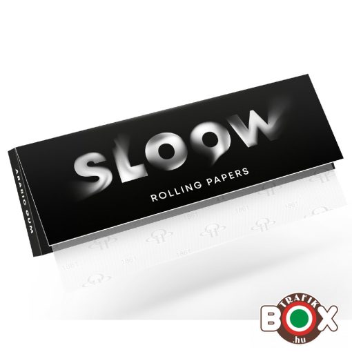 SLOOW BLACK SHORT Cigarettapapír  50db  40682009