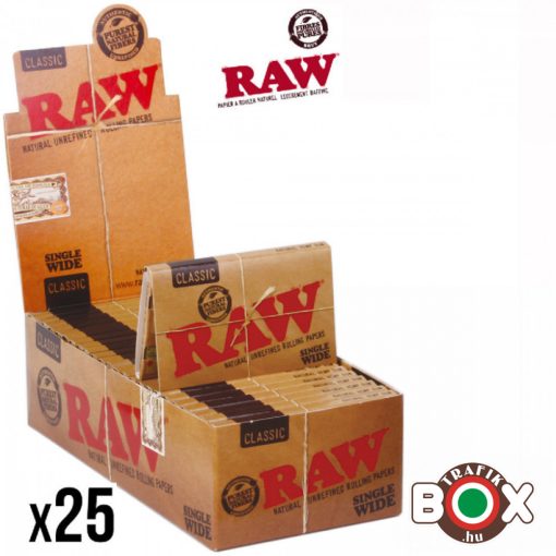 RAW Regular DW cigarettapapír  2 x 50  17424