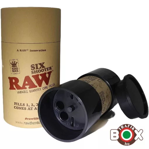Raw Cone Six Shooter cigarettatöltő, Sérült csomagolás 28443-s