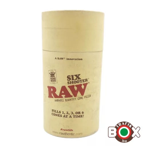 Raw Cone Six Shooter cigarettatöltő, Sérült csomagolás 28443-s