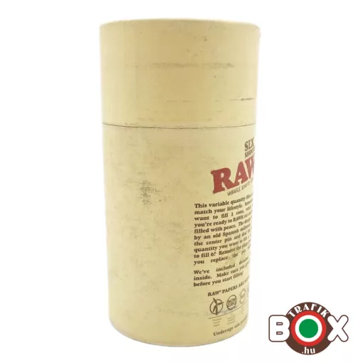 Raw Cone Six Shooter cigarettatöltő, Sérült csomagolás 28443-s