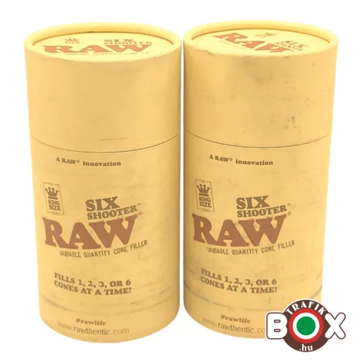 Raw Cone Six Shooter cigarettatöltő, Sérült csomagolás 28443-s