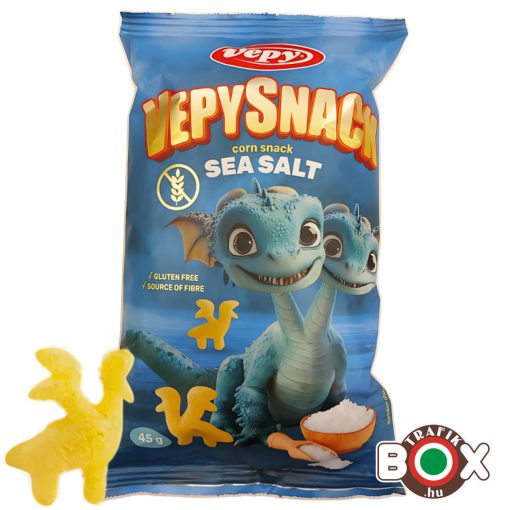 VEPY kukorica snack tengeri sós ízű 45 g