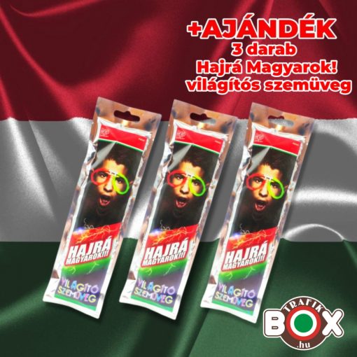 25 db Prof Red öngyújtó + AJÁNDÉK 3 db. Hajrá Magyarok világítós szemüveg