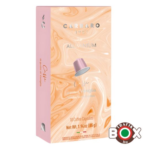 CARRARO Vanilla Flavored kávékapszula 10 db/doboz (Nespresso kompatibilis)
