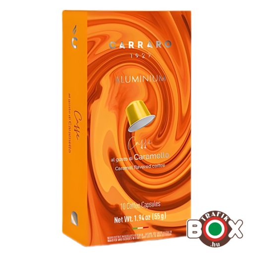 CARRARO Caramel Flavored kávékapszula 10 db/doboz (Nespresso kompatibilis)
