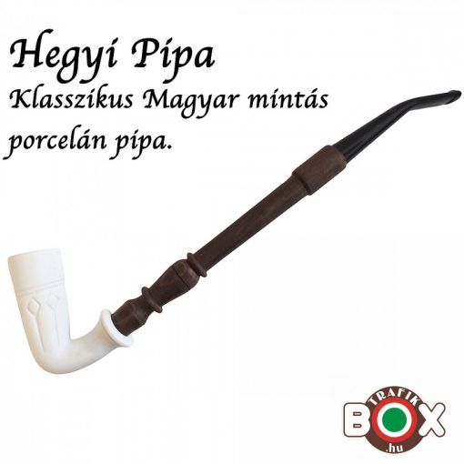 Porcelán Hegyi Pipa, Klasszikus Magyar minta, Fehér
