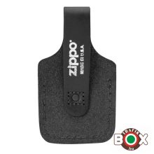 LPTBK ZIPPO Eredeti Bőrtok Fekete