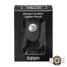 LPTBK ZIPPO Eredeti Bőrtok Fekete