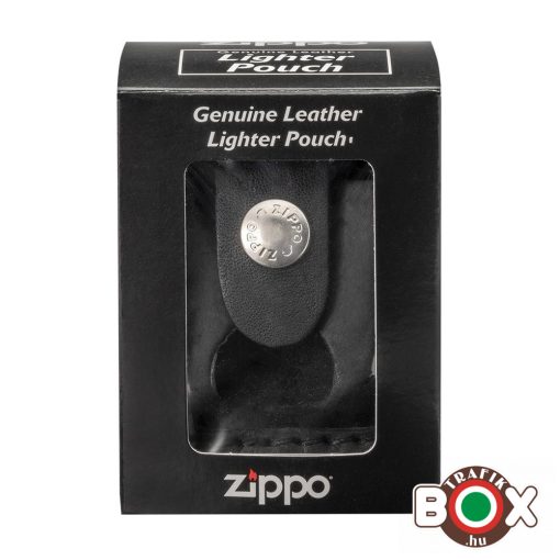 LPTBK ZIPPO Eredeti Bőrtok Fekete