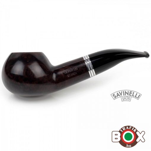 Savinelli Bianca Smooth 9mm, prémium pipa díszdobozban P308L-9-320