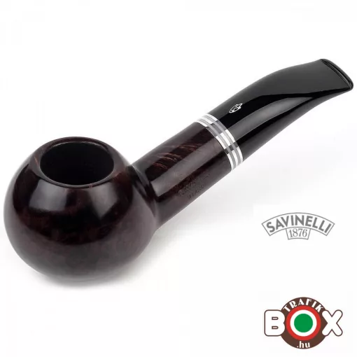 Savinelli Bianca Smooth 9mm, prémium pipa díszdobozban P308L-9-320