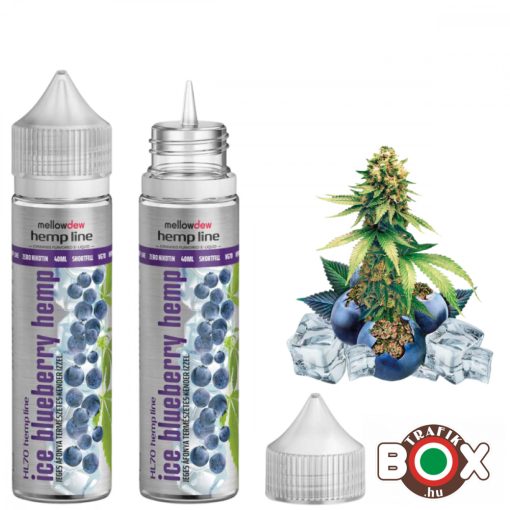 Mellow Dew 40 ml VG70 e-liquid 00mg - ICE BLUEBERRY HEMP



