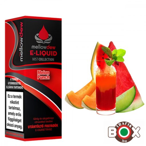 Mellow Dew 10 ml MIST e-liquid 00mg - MELON PUNCH