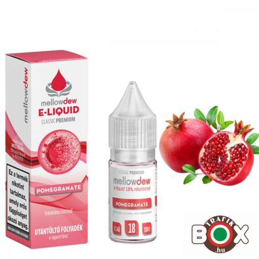 Mellow Dew 10 ml Premium e-liquid 00mg - POMEGRANATE