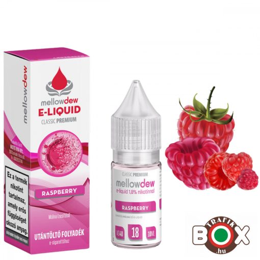 Mellow Dew 10 ml Premium e-liquid 00mg - RASPBERRY