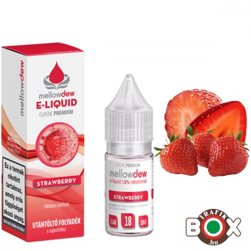 Mellow Dew 10 ml Premium e-liquid 00mg - STRAWBERRY