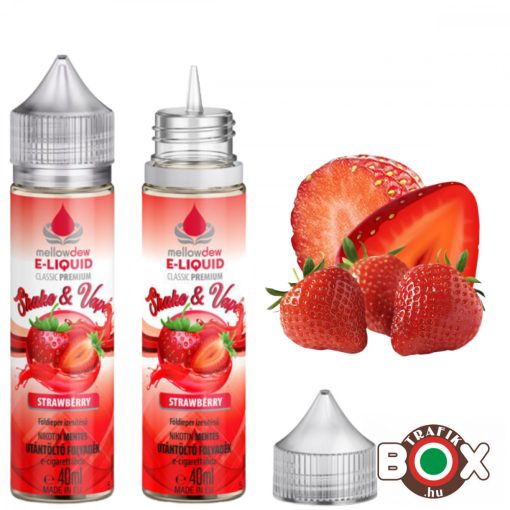 Mellow Dew 40 ml Premium e-liquid 00mg - STRAWBERRY


