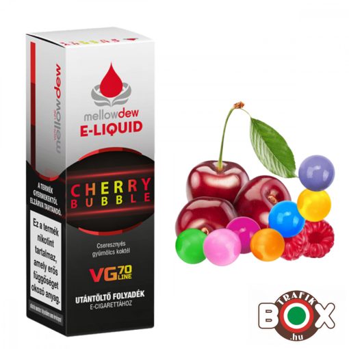 Mellow Dew 10 ml VG70 e-liquid 00mg - CHERRY BUBBLE