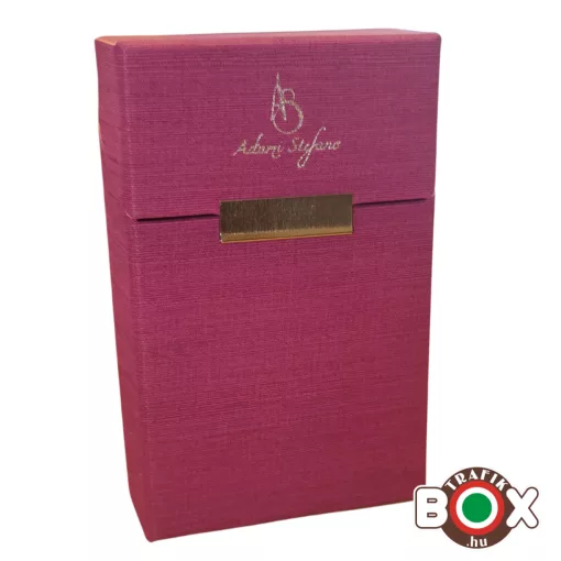 Adami Stefano Cigarettatartó doboz 80 M Bordeaux