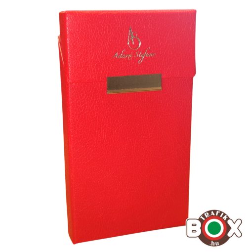 Adami Stefano Cigarettatartó doboz Slim Leather Red