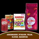 Édességek, Italok, Teák, Szörpök, Kávék
