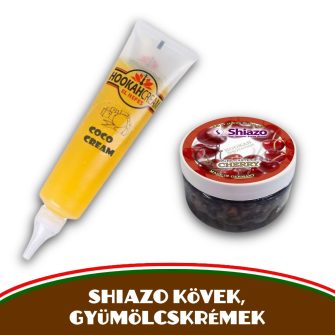 Shiazo kövek, gyümölcskrémek