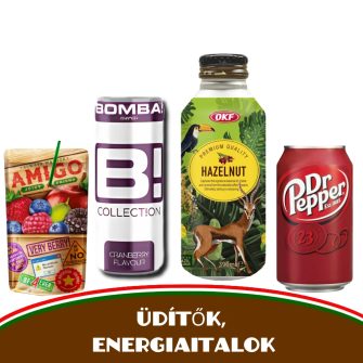 Üdítők, energiaitalok