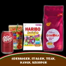 Édességek, Italok, Teák, Szörpök, Kávék