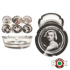 Hamuzó Marilyn, üveg 10x4 cm cn8095