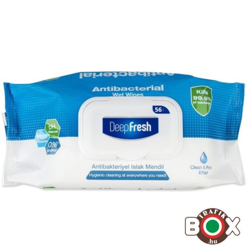DEEP FRESH Antibakteriális nedves törlőkendő 56 db
