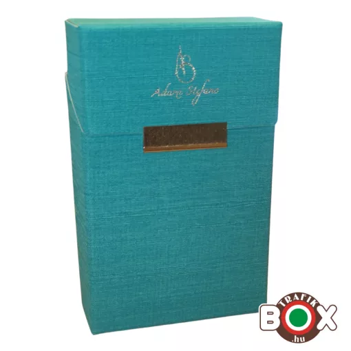 Adami Stefano Cigarettatartó doboz 80-as M Turquoise