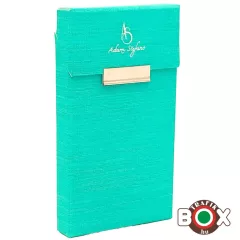 Adami Stefano Cigarettatartó doboz Slim Turquoise wave