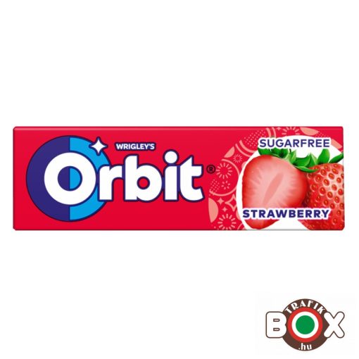 Orbit Drazsé Strawberry 10 db-os 