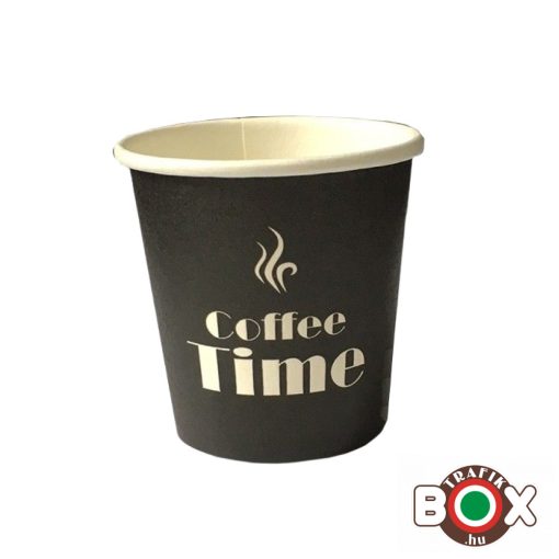 Papírpohár kávés Time Design 110ml 50 db-os