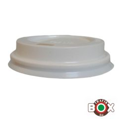 Papírpohár tető 175/180 ml-re Ivólyukkal 100db-os