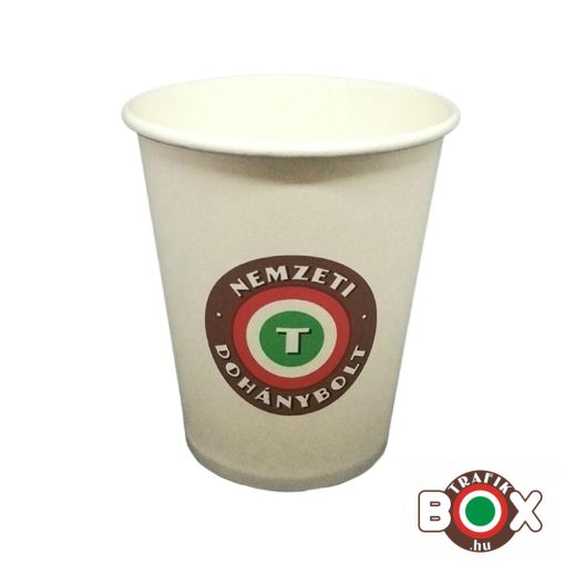 Papírpohár Cappucinos Nemzeti Dohánybolt 180ml 50 db