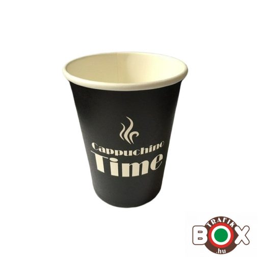 Papírpohár Cappucinós Time Design 200ml 50 db-os