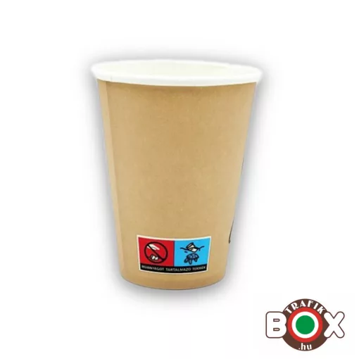 Papírpohár Cappucinos Csészés Design Bézs 180ml 50 db-os