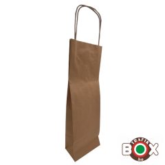   Dísztasak ital Natúr Sodrott füles 130×75×360 mm 140135-n