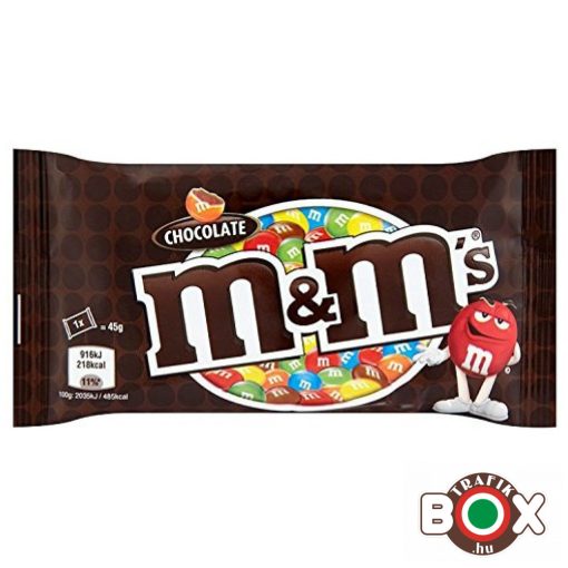 M&Ms drazsé  csokis 45g 