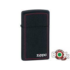   1618ZB Zippo benzines öngyújtó, vékony kivitel, matt fekete
