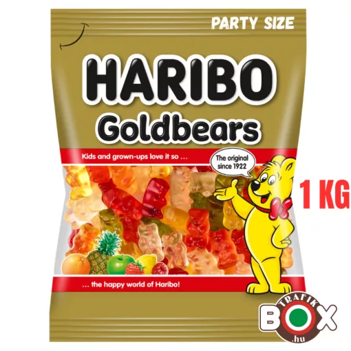 HARIBO Goldbaren Gumicukor Vegyes gyümölcs ízű 1000 g