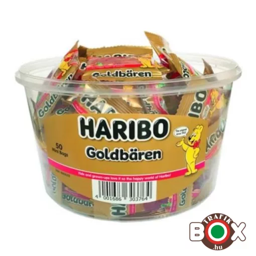HARIBO Goldbaren Minis Gumicukor 50x10g kördobozban
