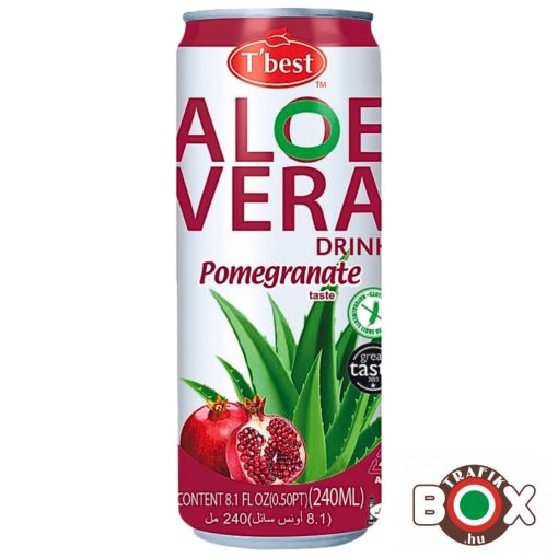 ALOE VERA rost. gyüm.ital gránátalma ízű 240 ml  (DRS)(30db/#) 31019