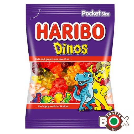 HARIBO DÍNÓ  gyümölcsízű gumicukorka 100g