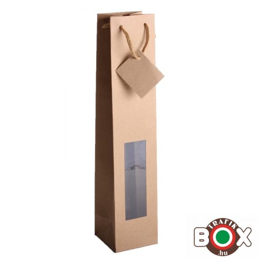 Dísztasak Pálinkás Ablakos Natur 38 x 8 x 8 cm 349905